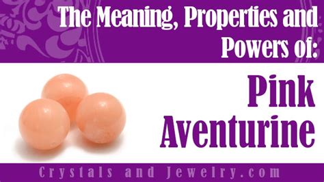 pink aventurine healing properties